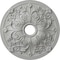 Ekena Millwork Jamie Ceiling Medallion (Fits Canopies up to 3 7/8"), 23 5/8"OD x 3 7/8"ID x 2 1/8"P, Frost CM23JAFRF - alternate 1